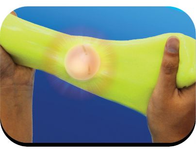 Slimy S3 sliz so svietiacou guličkou fialový