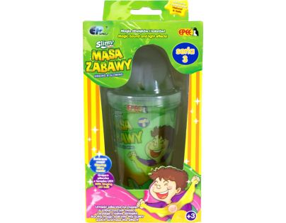 Slimy S3 sliz so svietiacou guličkou zelený
