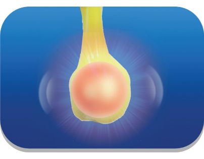 Slimy S3 sliz so svietiacou guličkou žltý