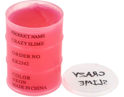 Sliz - hmota 80g neónová 8 x 5,5 cm 6 farieb 12ks v boxe
