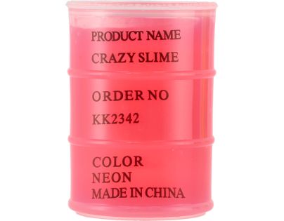 Sliz - hmota 80g neónová 8 x 5,5 cm 6 farieb 12ks v boxe