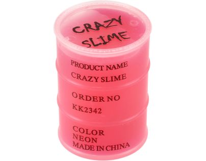 Sliz - hmota 80g neónová 8 x 5,5 cm 6 farieb 12ks v boxe