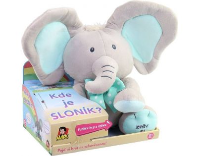 Made Sloník Hra na schovávačku 25 cm