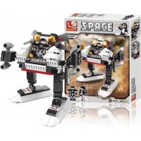 SLUBAN Kostky vesmírný robot 3v1 4