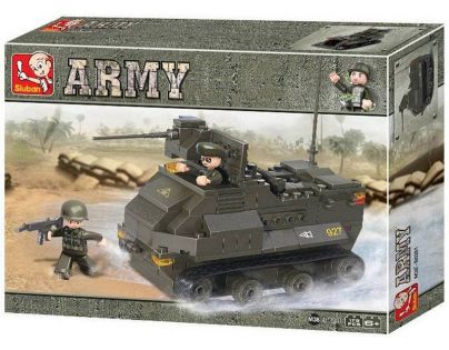 Sluban B0281 Army Tank AAV7A1 179 dielikov