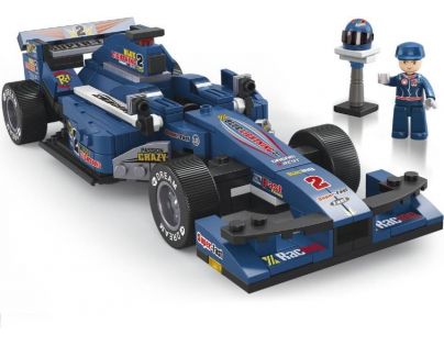 Sluban Stavebnica F1 Pretekárske auto modré 1:24