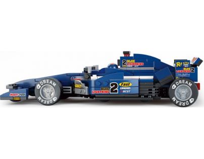 Sluban Stavebnica F1 Pretekárske auto modré 1:24