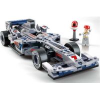 Sluban Formula F1 Racing Car Strieborná 257 dielikov 2