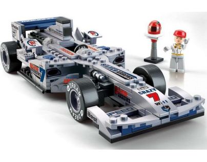 Sluban Formula F1 Racing Car Strieborná 257 dielikov