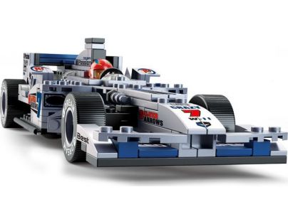 Sluban Formula F1 Racing Car Strieborná 257 dielikov