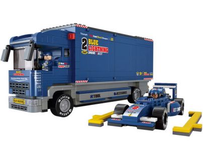 Sluban B0357 F1 Formula s prepravným nákladiakom