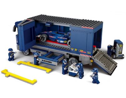 Sluban B0357 F1 Formula s prepravným nákladiakom