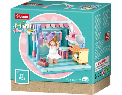Sluban Stavebnica Postav si vlastný apartment šatňa