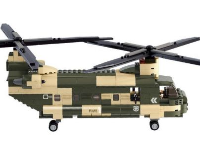 Sluban B0508 Army Transportní helikoptéra Chinook 520 dílků
