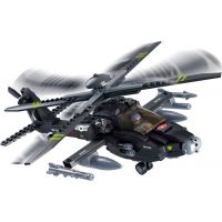 Sluban Stavebnica Vrtuľník Apache 3