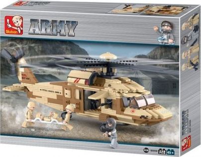 Sluban Stavebnica Vrtuľník Black Hawk
