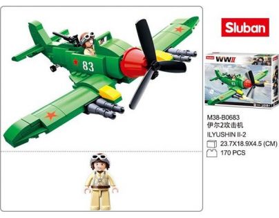 Sluban WWII Lietadlo Iľjušin II.