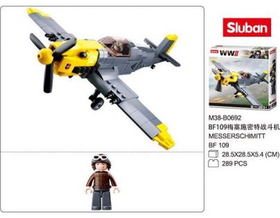 Sluban WWII Lietadlo Messerschmitt Bf109