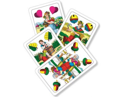 Alltoys Slunečná Mariašová karty dvojhlavé
