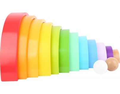 Small Foot Drevená skladacia dúha XL