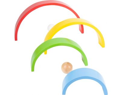 Small Foot Drevená skladacia dúha XL