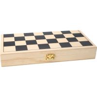 Small Foot Drevené hry drevený šach 3