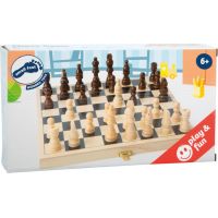 Small Foot Drevené hry drevený šach 5