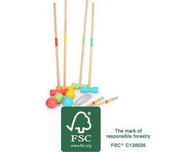 Small Foot Drevený kroket Aktive