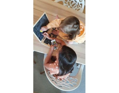 Small Foot Drevený magnetický notebook