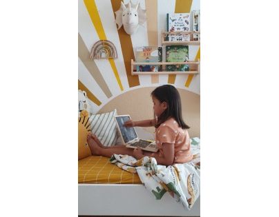 Small Foot Drevený magnetický notebook