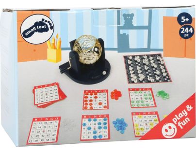 Small Foot Hra Bingo so žrebovacím bubnom - Poškodený obal