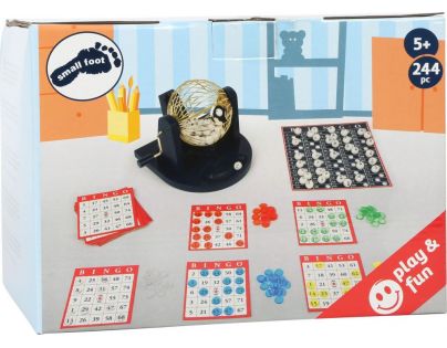 Small Foot Hra Bingo so žrebovacím bubnom