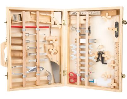 Small Foot Drevený kufrík na náradie Deluxe