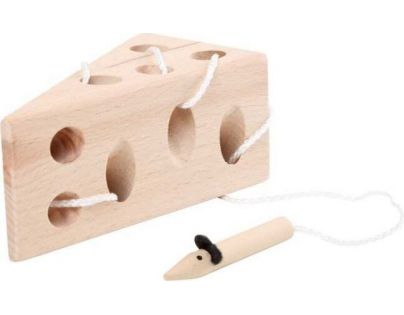 Small Foot Syr prírodný s myšou