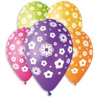 Smart Balloons Balóniky nafukovacie kvety priemer 30 cm