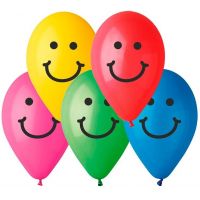 Smart Balloons Balóniky nafukovacia potlač Smile 26 cm