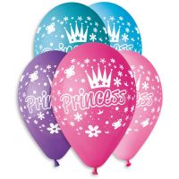 Teddies Smart Balloons Nafukovacie balóniky princeznej priemer 30 cm