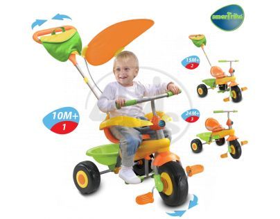 Tříkolka Candy oranžovo-zelená Smart Trike