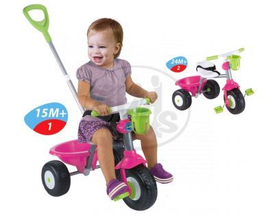 Tříkolka Cupcake růžová Smart Trike