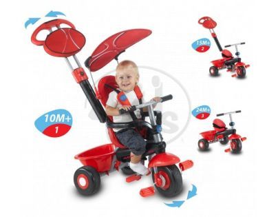 Tříkolka DX Sport červená Smart Trike