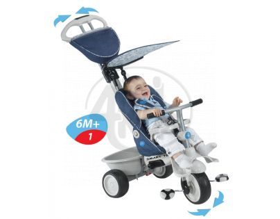 Smart Trike Tříkolka Recliner 4v1 modrošedá
