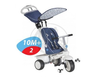Smart Trike Tříkolka Recliner 4v1 modrošedá