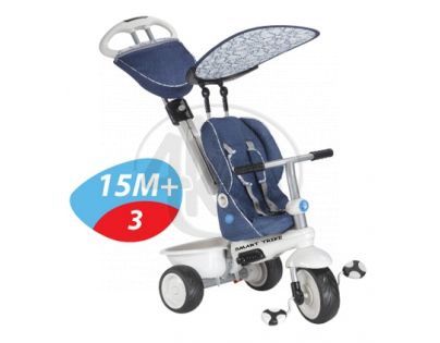 Smart Trike Tříkolka Recliner 4v1 modrošedá