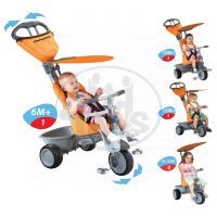 Smart Trike Tříkolka Recliner 4v1 oranžovošedá 2
