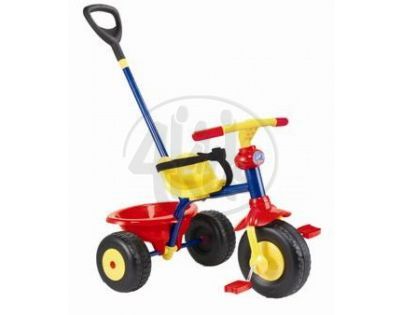 Smart Trike Tříkolka s vodící tyčí červená