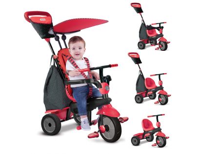 Smart Trike Tříkolka Glow 4v1 červená