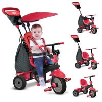 Smart Trike Tříkolka Glow 4v1 červená 2