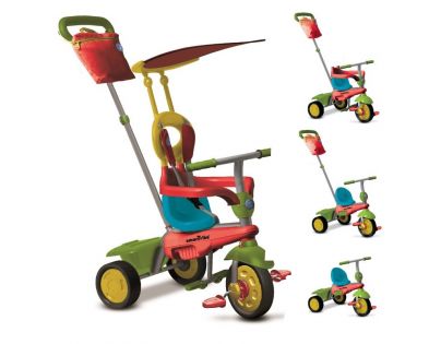 Smart Trike Tříkolka Joy 4v1 tříbarevná