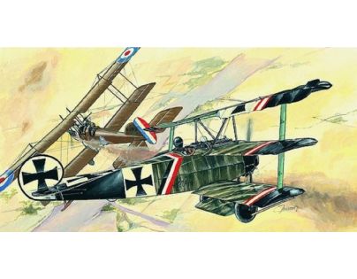 SMĚR Model letadlo Fokker Dr.1 1:44 - Poškodený obal