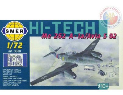 Smer Model Messerschmitt Me 262 A - la Avia S 92 HI TECH 1:72